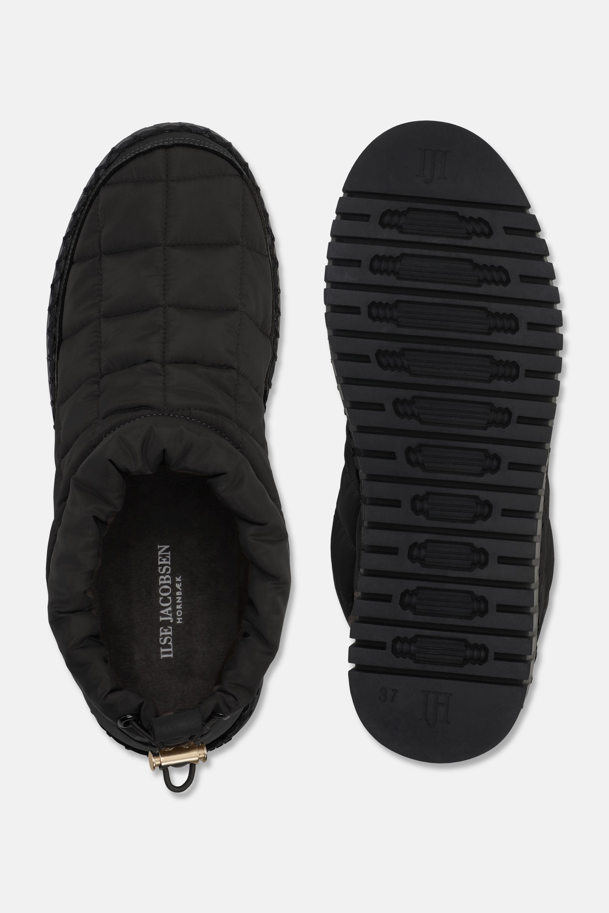 Tulip Low Padded Boot - Black Black